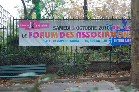 Forum des asso du 11ème, 2 octobre