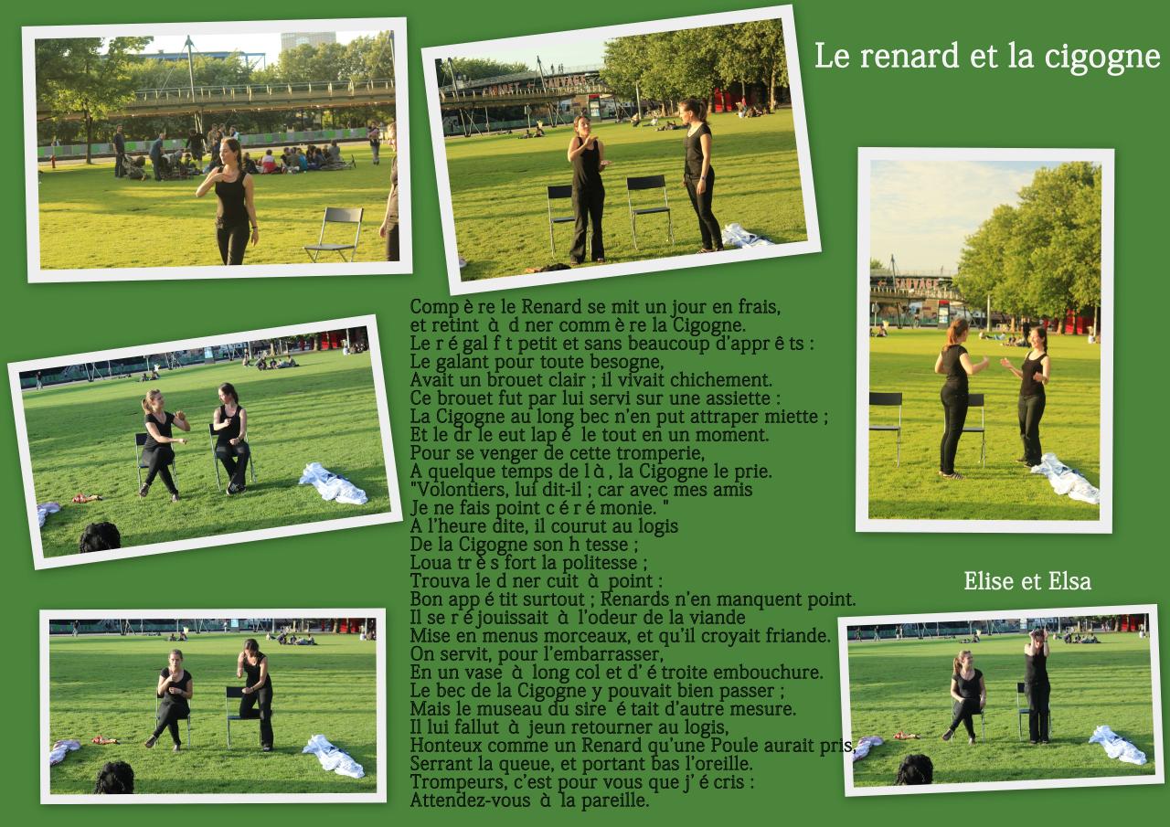 le renard et la cigogne